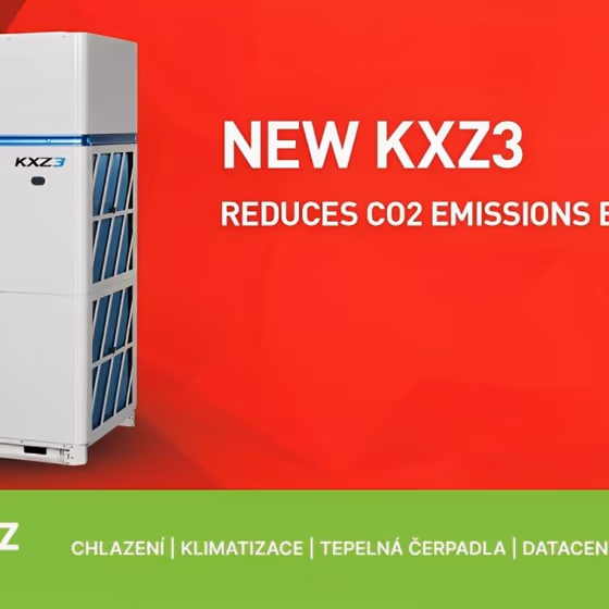MHI snižuje emise CO2 o 70 % díky nové řadě KXZ3 VRF